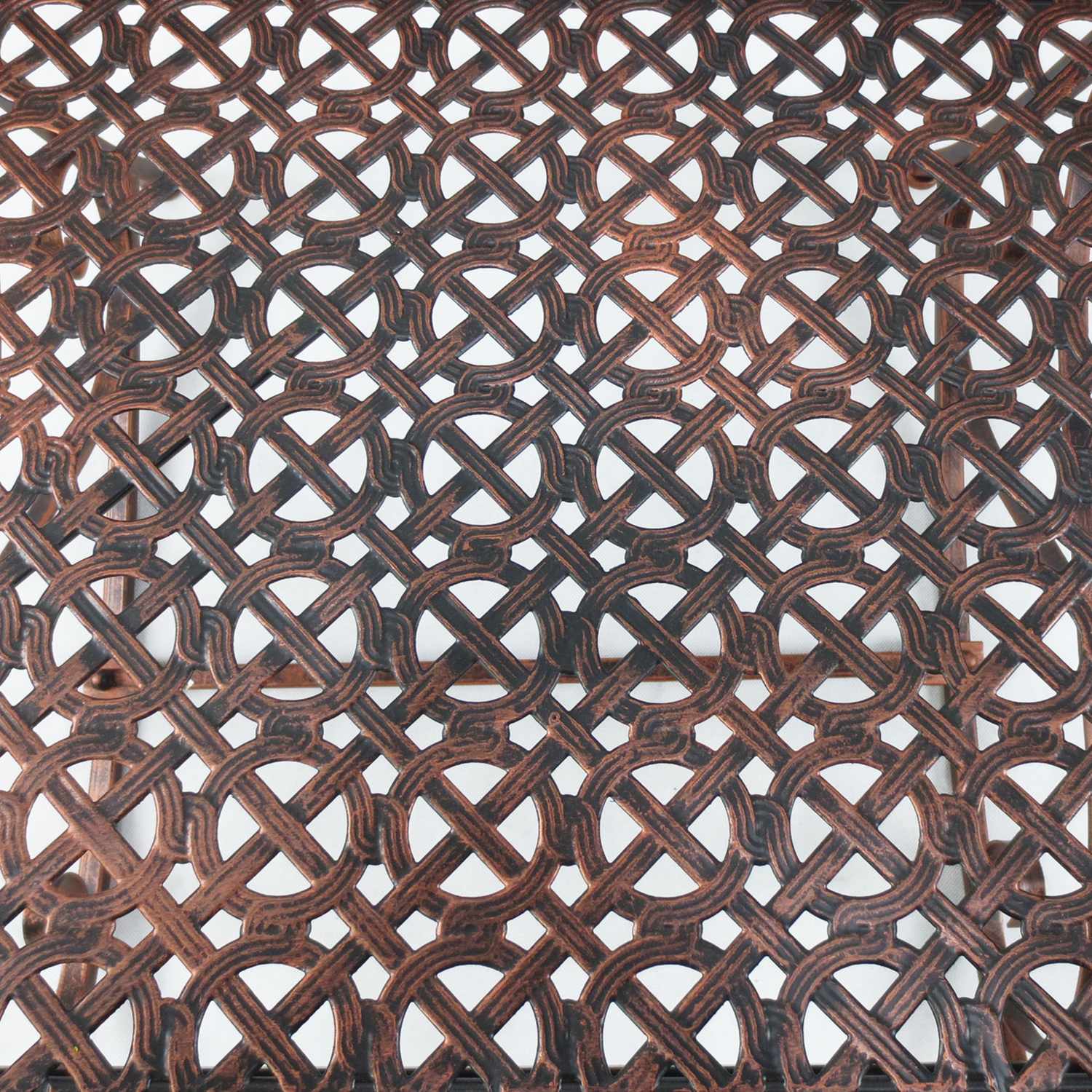 Metall gungstol – elegant bronsfinish