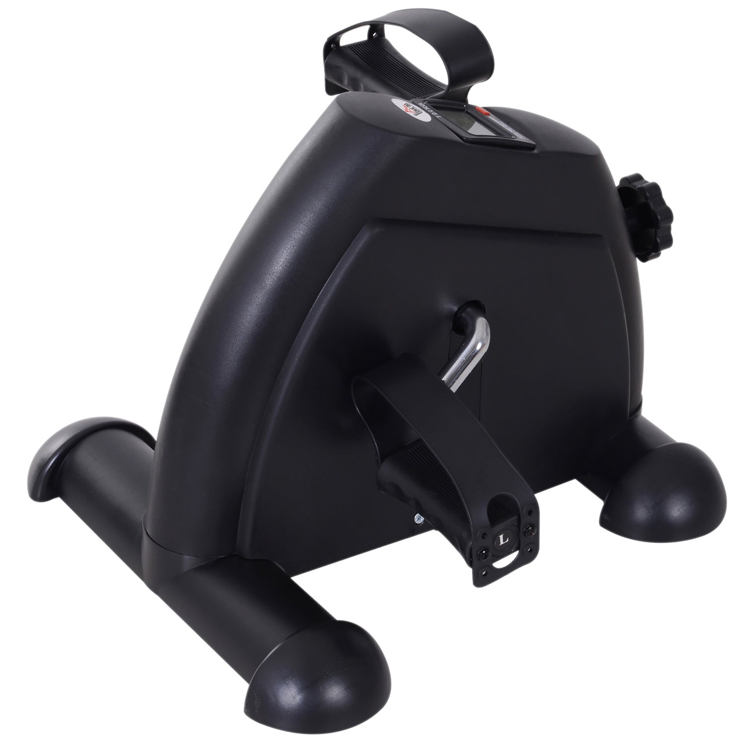 Mini Bike Pedal Trainer, LCD Display, Gjutjärn, Svart
