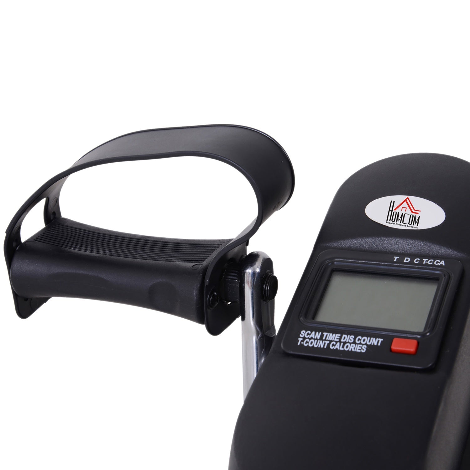 Mini Bike Pedal Trainer, LCD Display, Gjutjärn, Svart