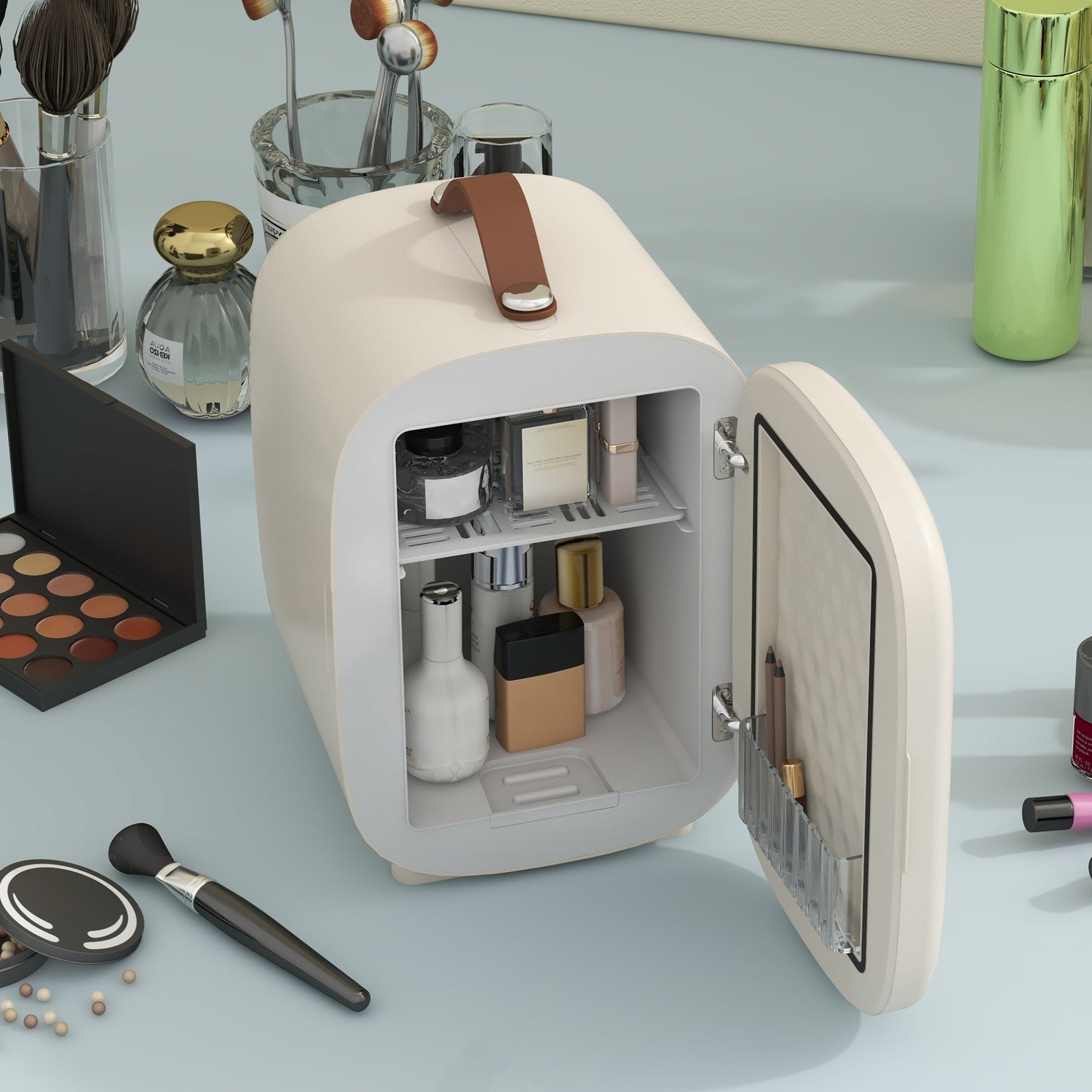Portable Mini Fridge 4L – Kyla & Värme för kosmetika