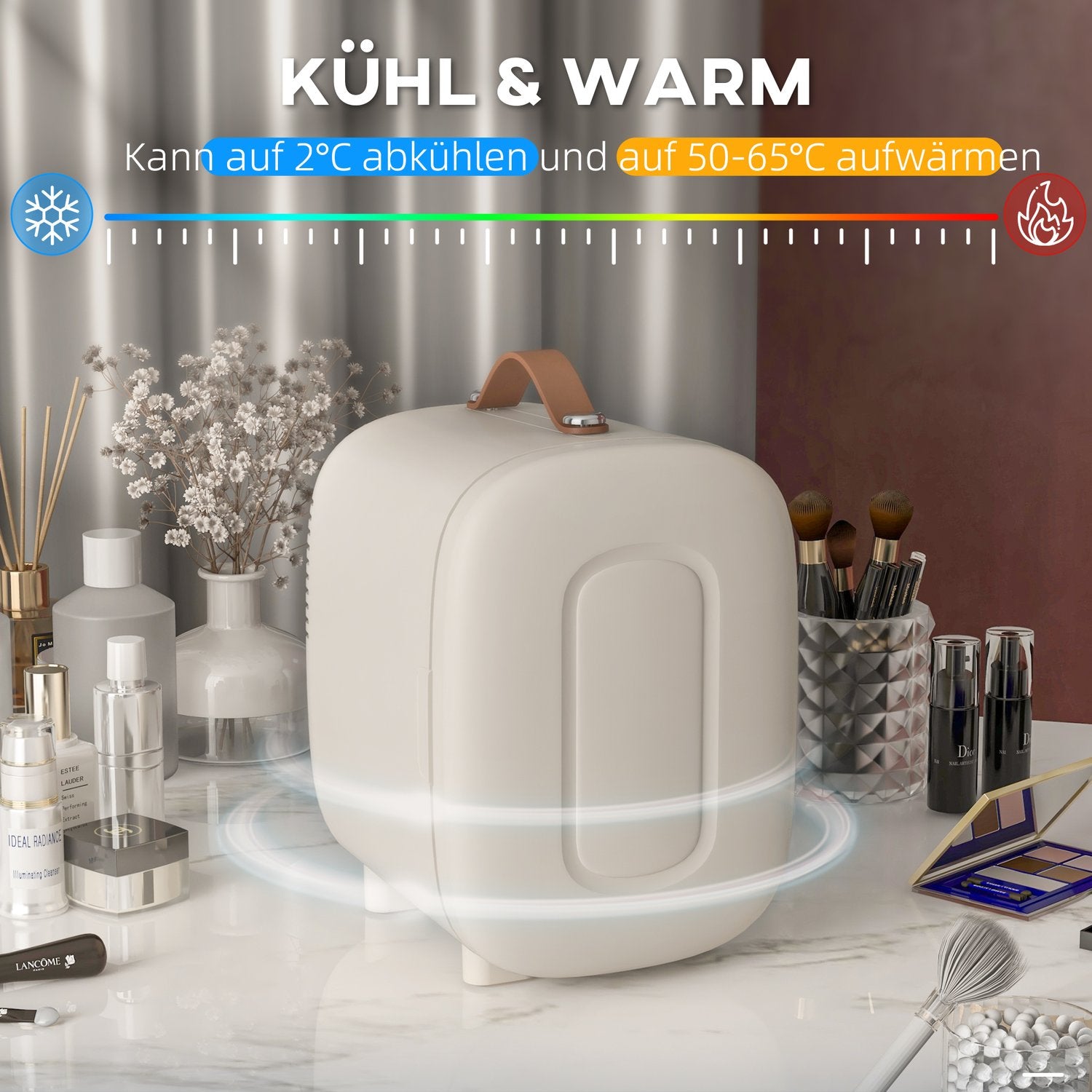 Portable Mini Fridge 4L – Kyla & Värme för kosmetika