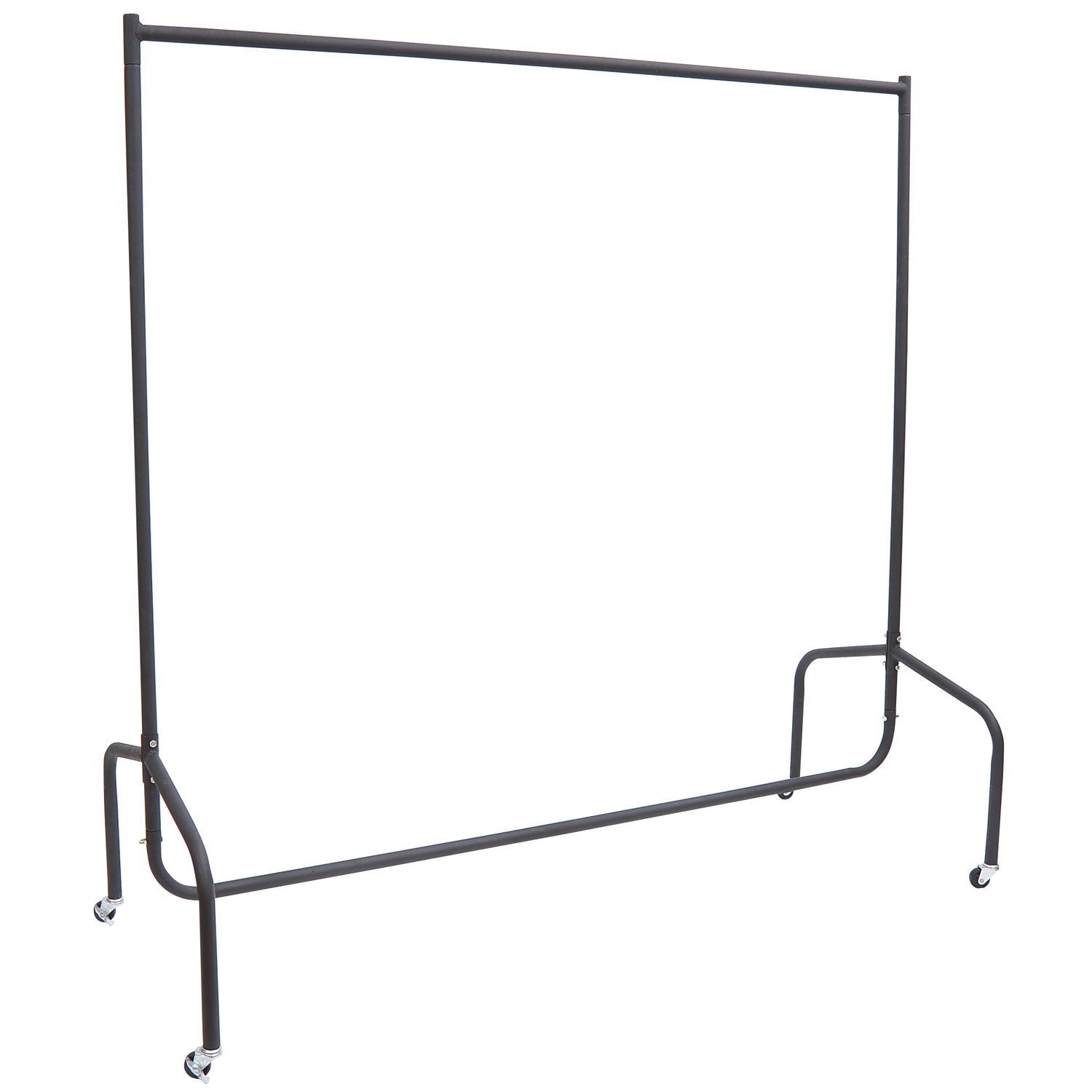 Mobilt klädställ med hjul – 120x60x170cm, platsbesparande