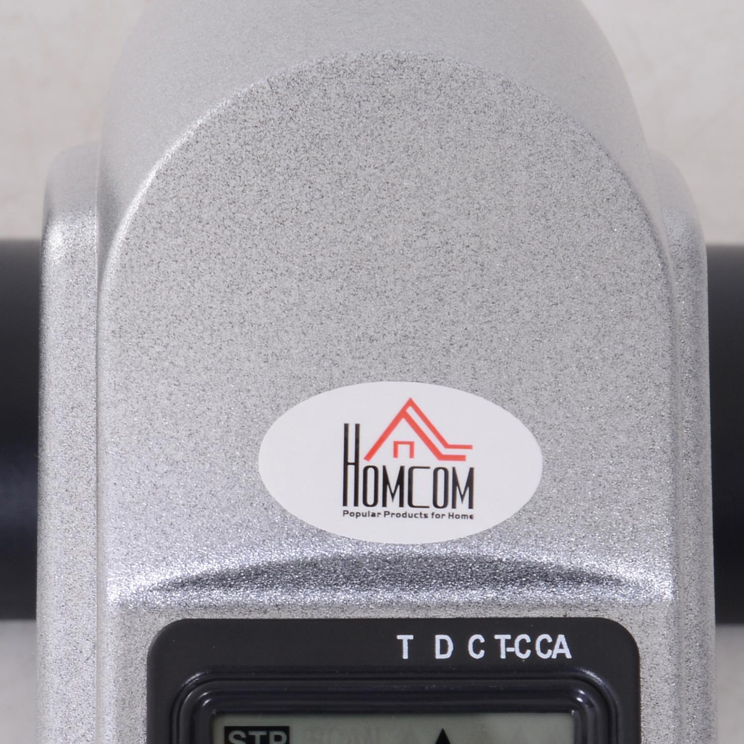 Mini motionscykel med LCD Display, Silver, 35x40x31 cm