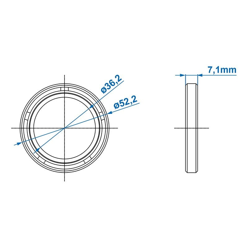 Navtätning 38x52x7mm