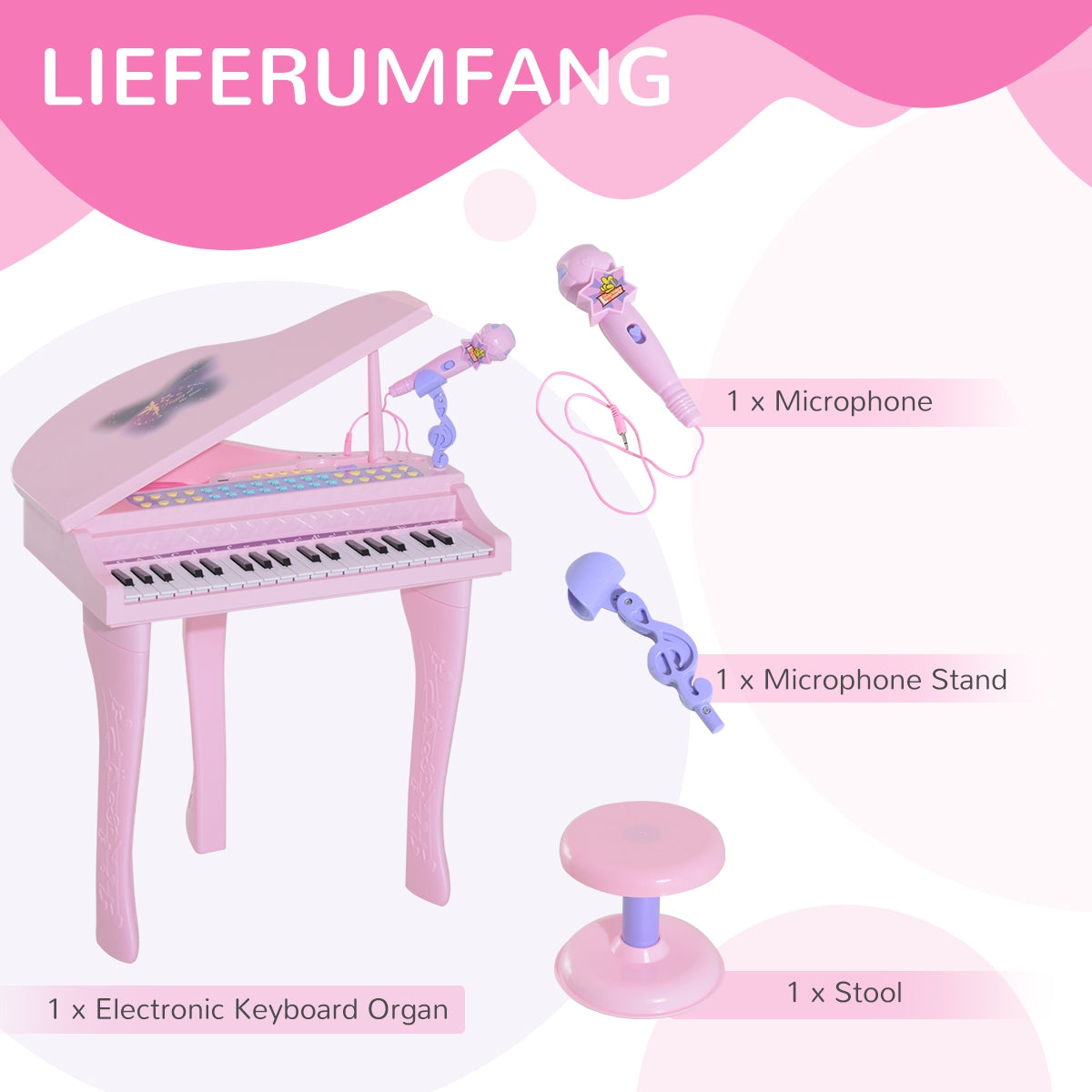 Pall för musikinstrument för barn, hållbar design