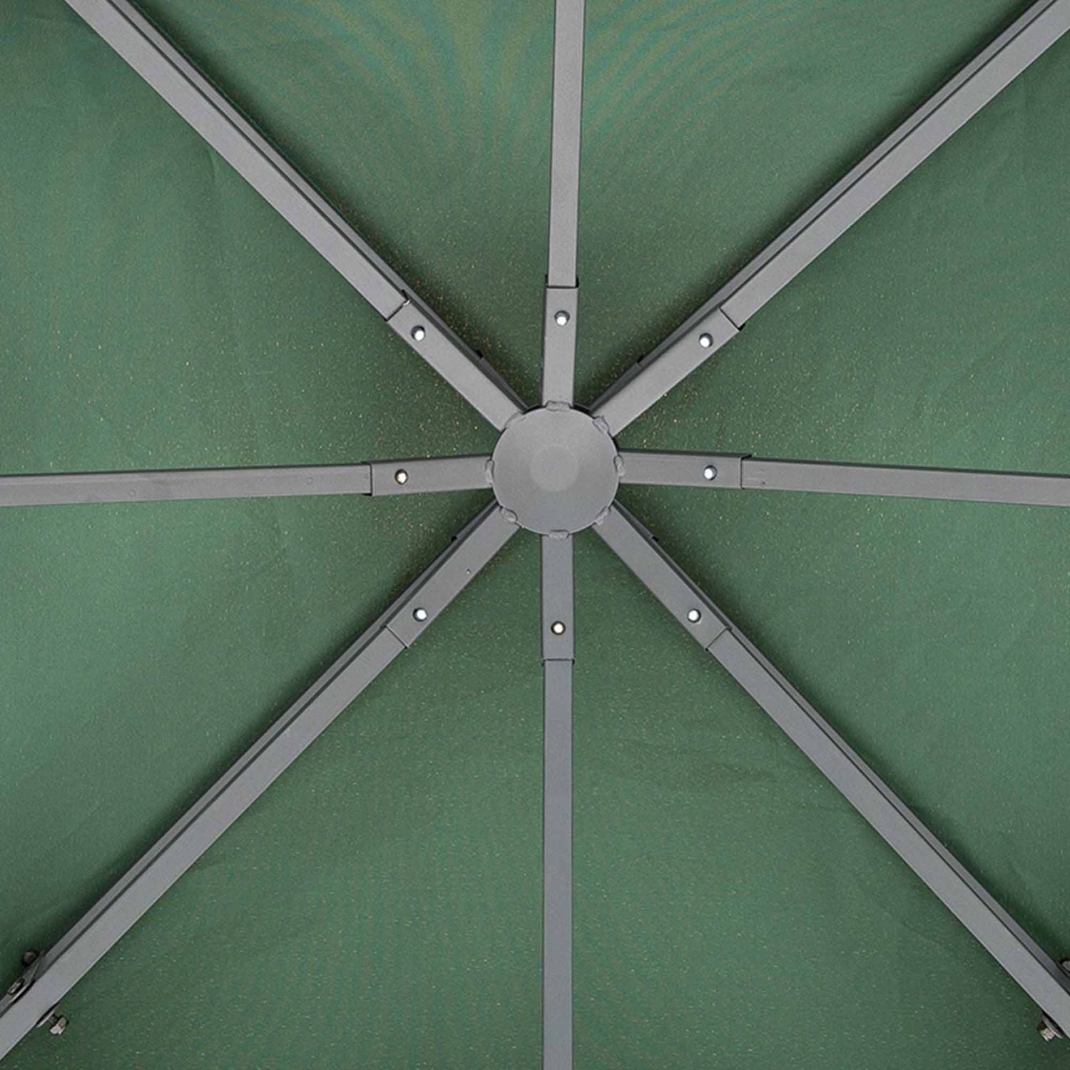 Kolgrå Vattenavvisande 3x3M Gazebo Takbyte