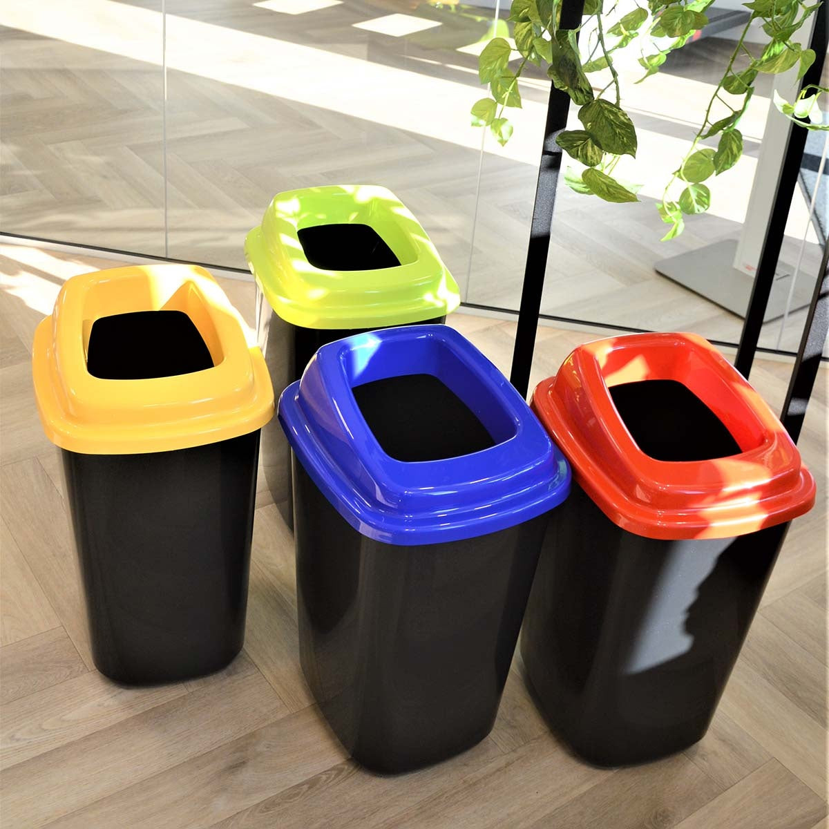 Plafor - Sort Bin 45L - Återvinning - Svart