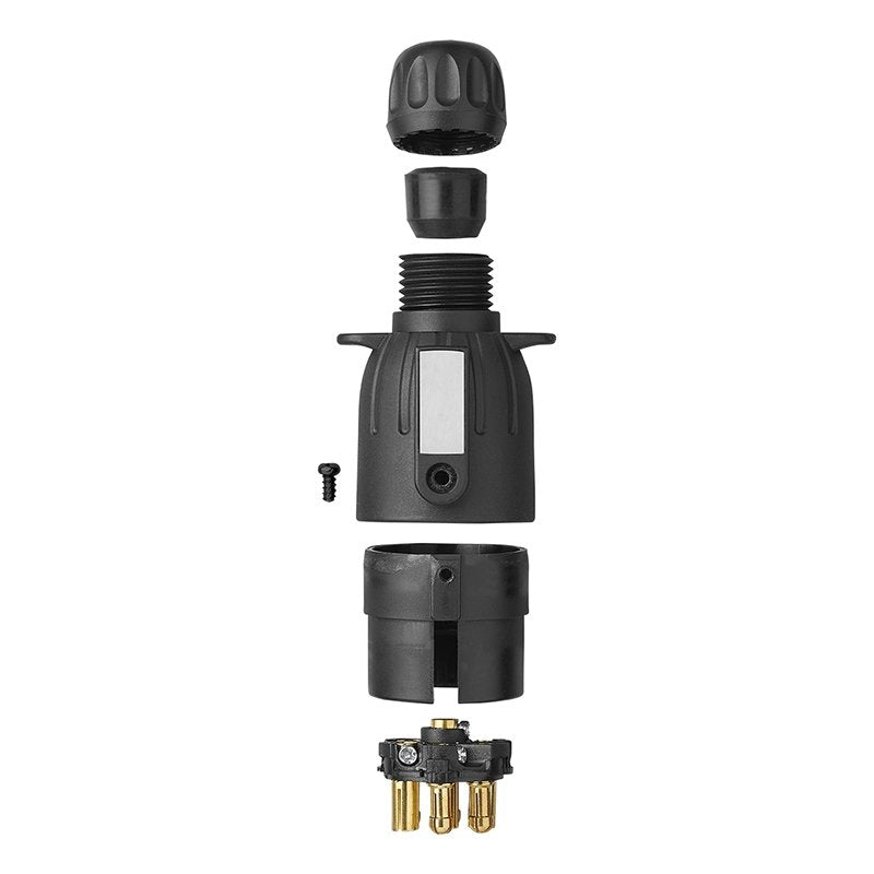Plugg 7-polig PVC med magnet i blister