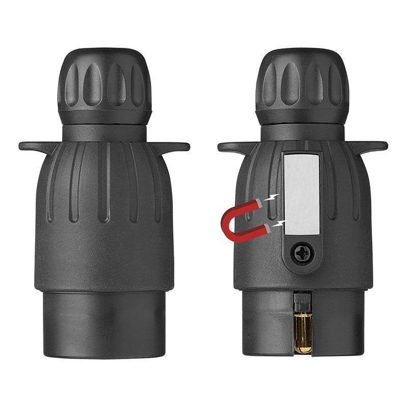Plugg 7-polig PVC med magnet i blister