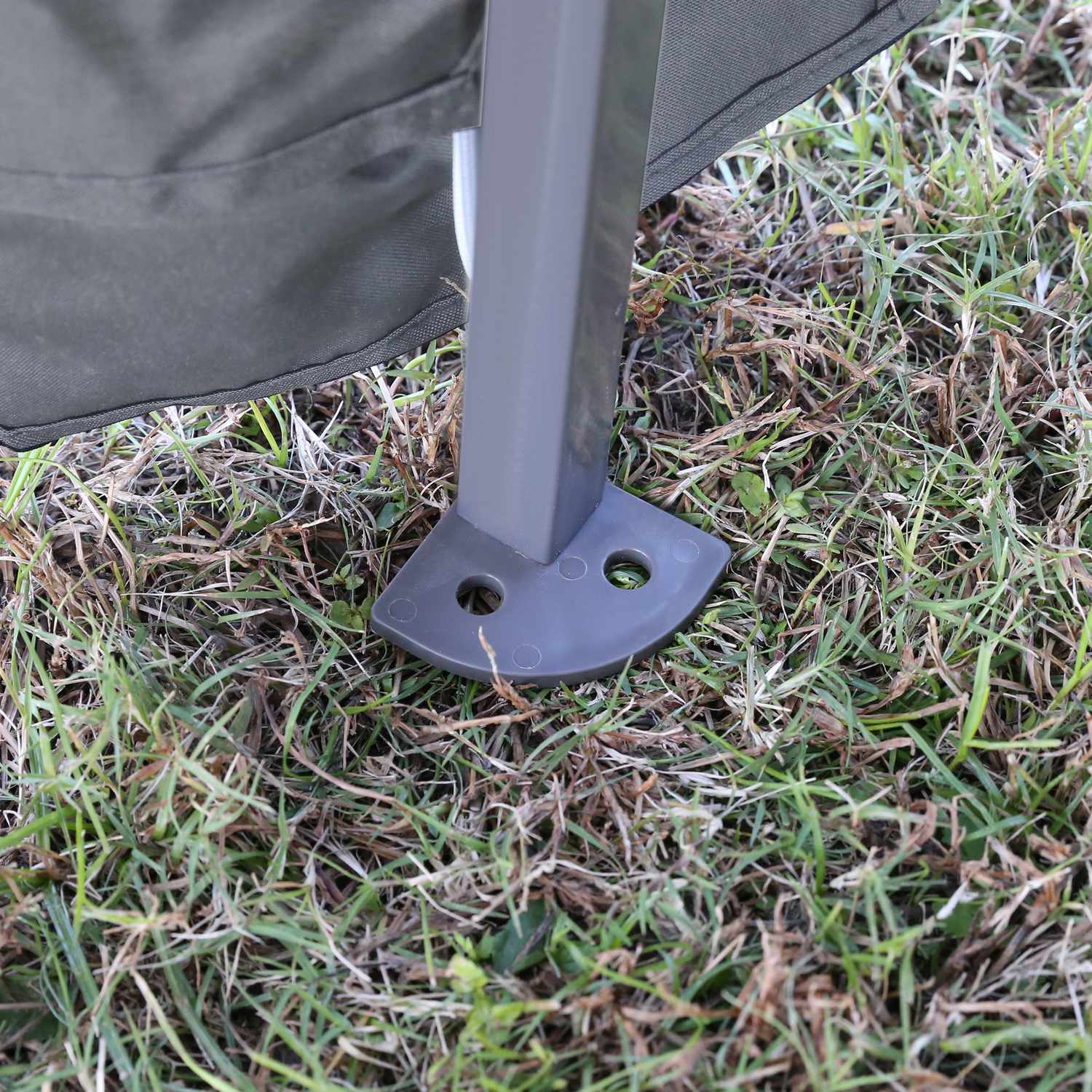 Pop-Up Gazebo 3,3x3,3M med LED, Meshväggar, Solskydd