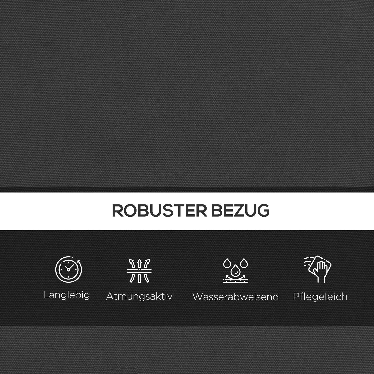 Porch Swing Kuddset – Mörkgrå, 170 cm