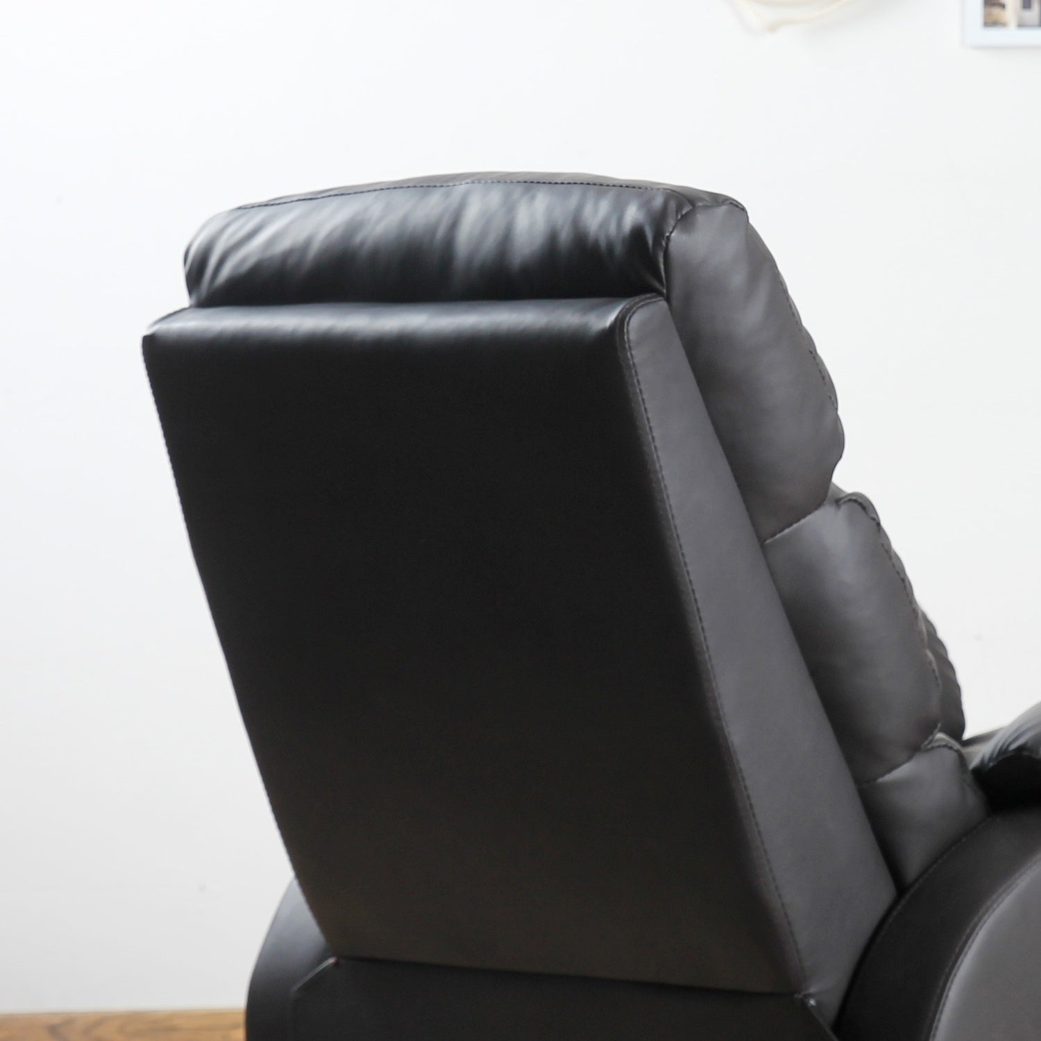 Ergonomisk brun vilstol – konstläder, justerbar