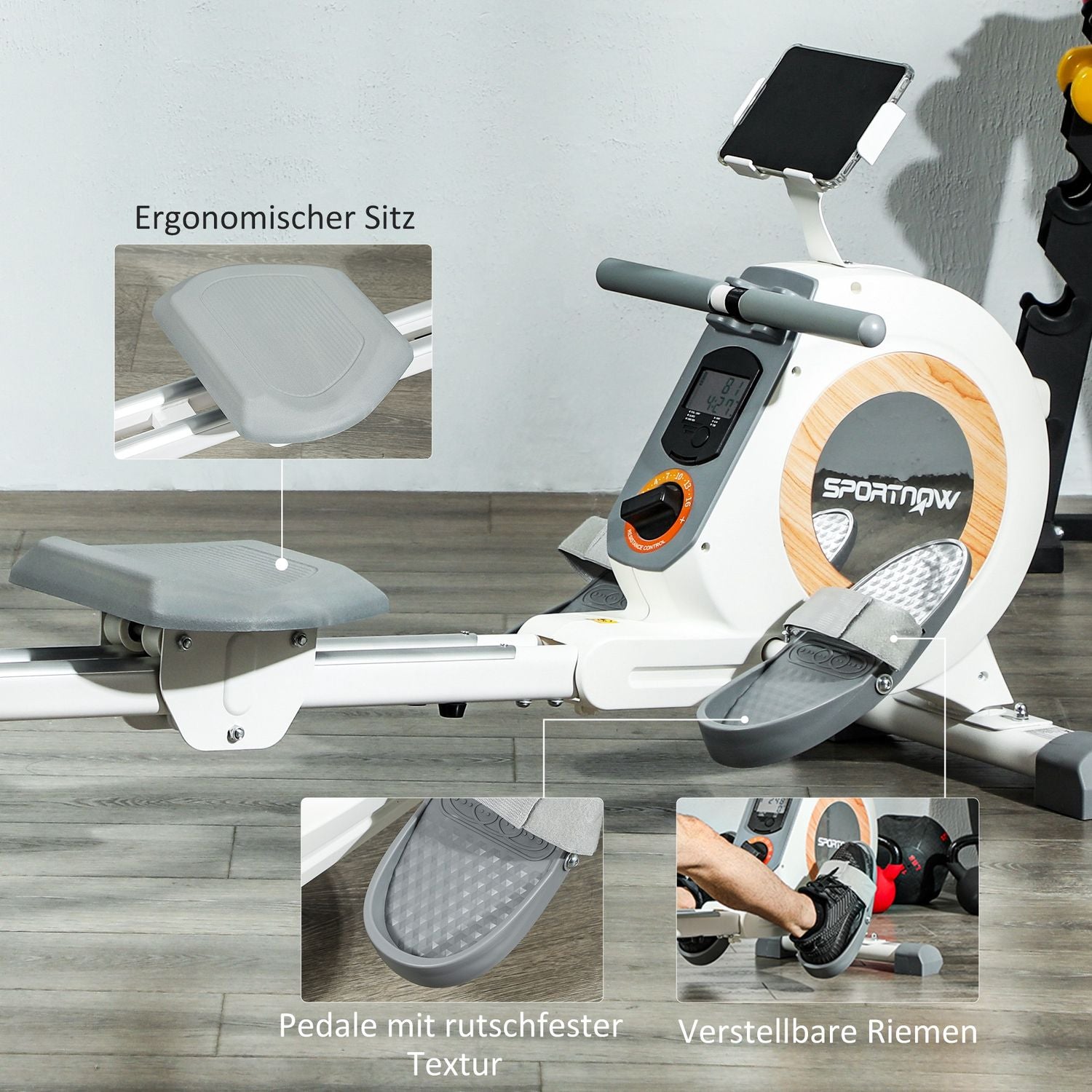 Magnetisk roddmaskin för hemmet med 16 motståndsnivåer