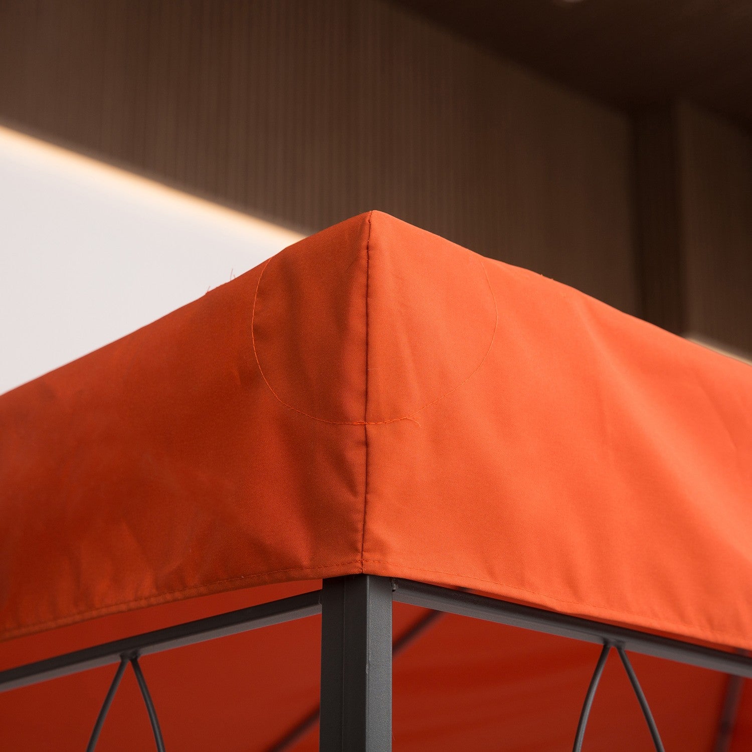 Rostrött Ersättningstak för 3x4M Metal Gazebo