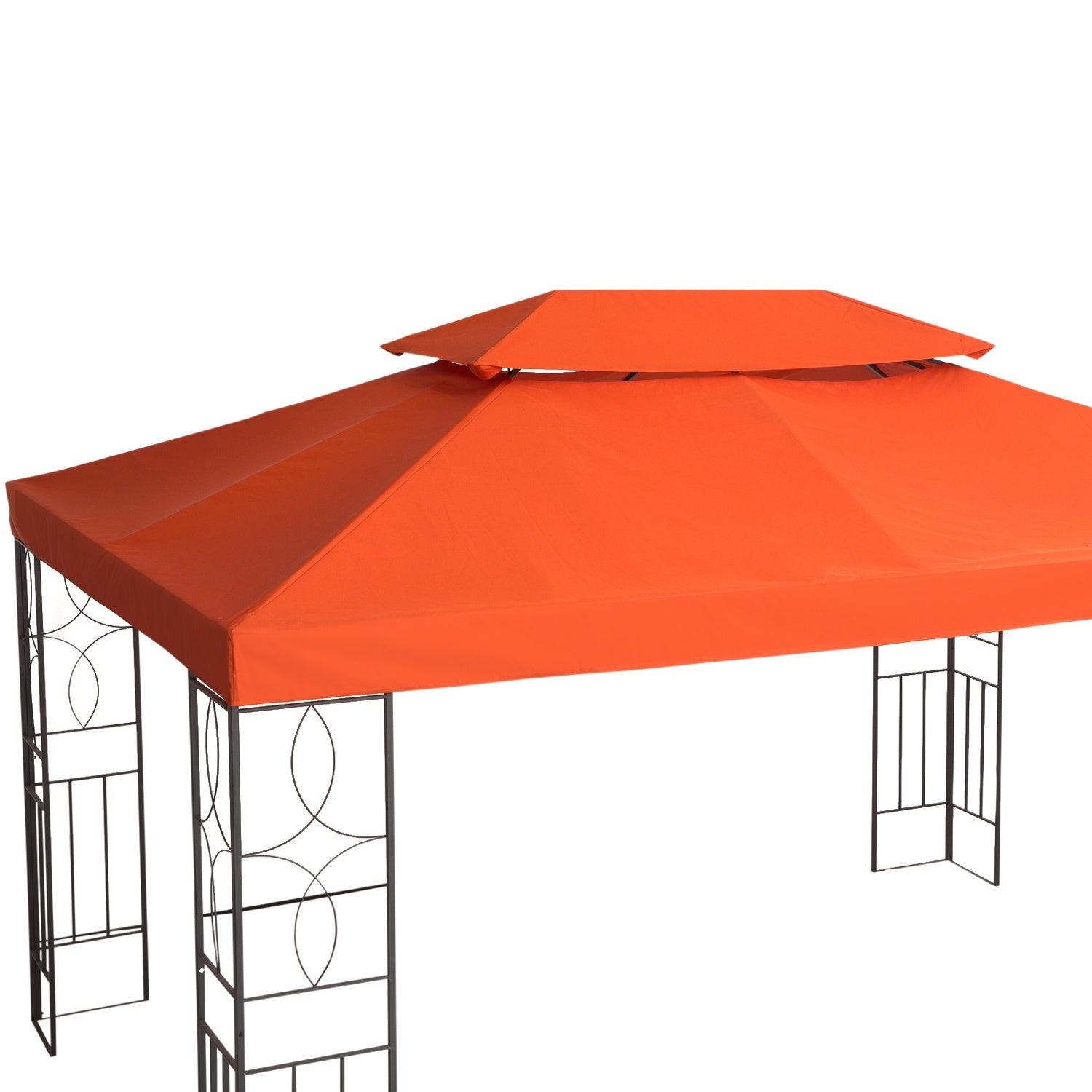 Rostrött Ersättningstak för 3x4M Metal Gazebo
