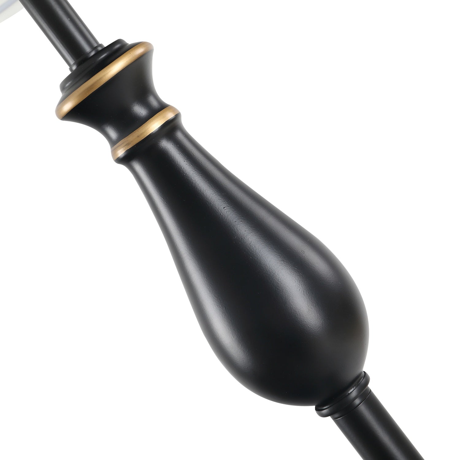Vintage bords- och golvlampsset, metallfot, E27-lampor