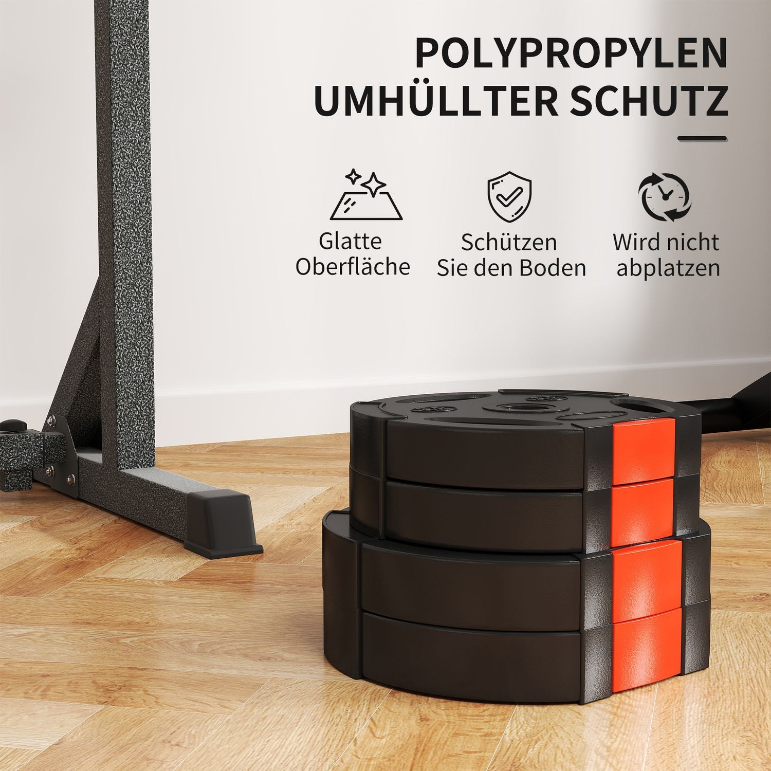 Hantelviktssats, 2 x 2,5 kg/5 kg, 2,5 cm Bar kompatibel