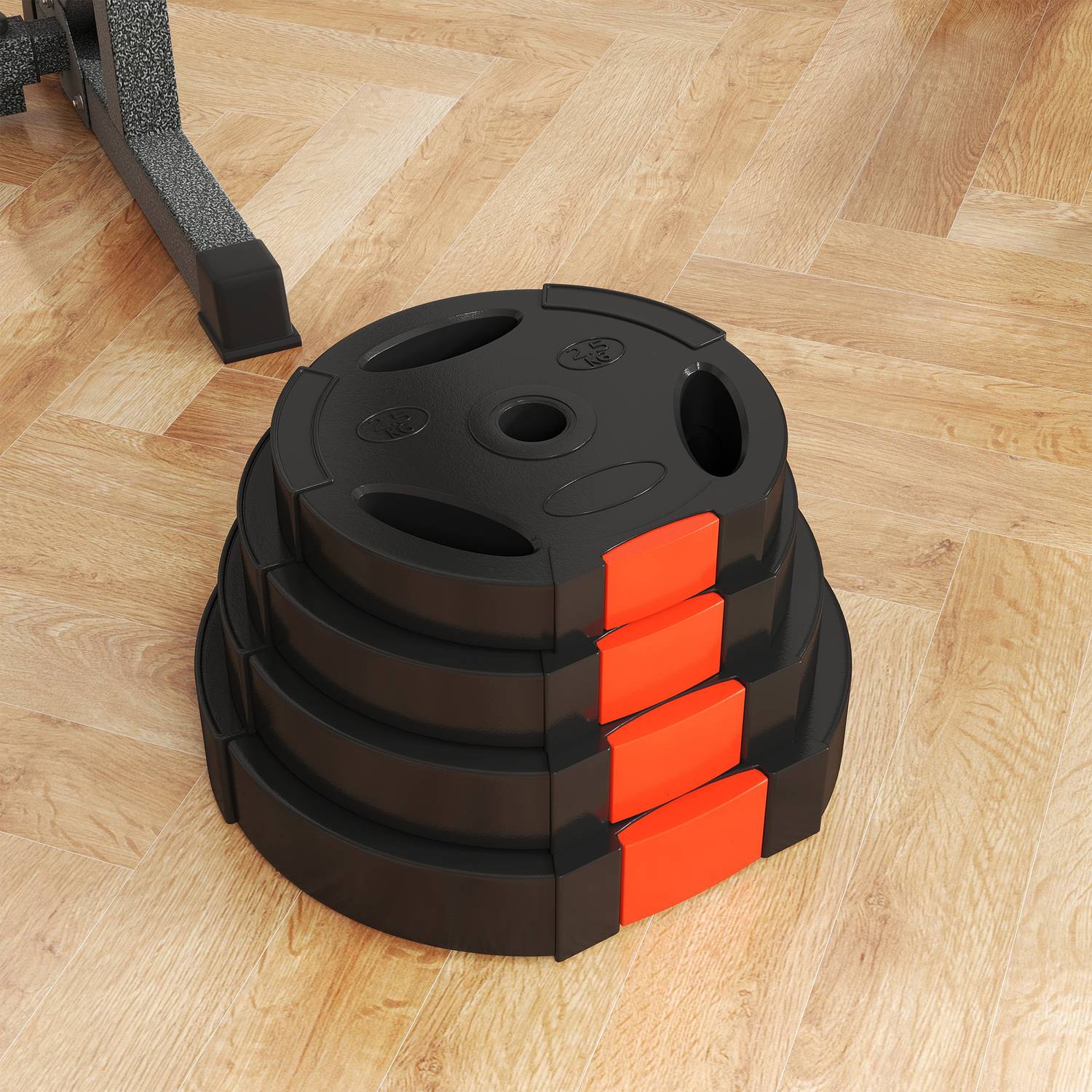 Hantelviktssats, 2 x 2,5 kg/5 kg, 2,5 cm Bar kompatibel
