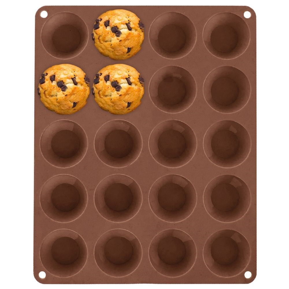 Silikonform: Baka 20 Muffins Enkelt och Kladdfritt