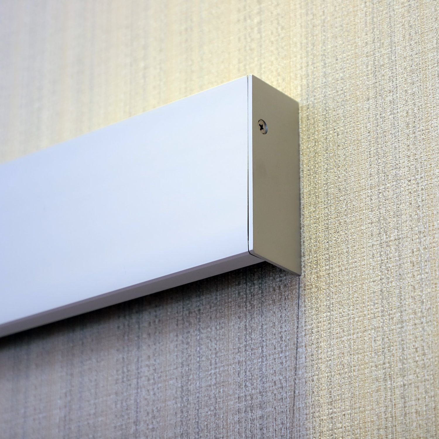 Skjutdörr i glas med randig satinfinish, 2050x900mm