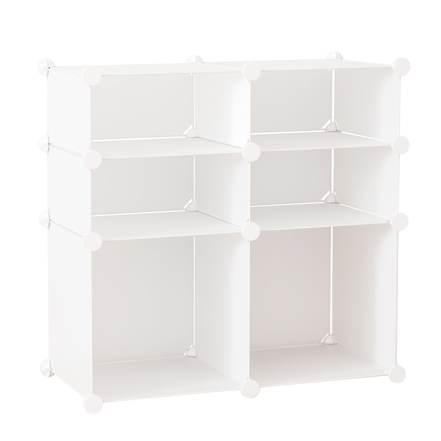 Skoskåp med förvaringslådor, plast & stål, vit 75x37x73cm