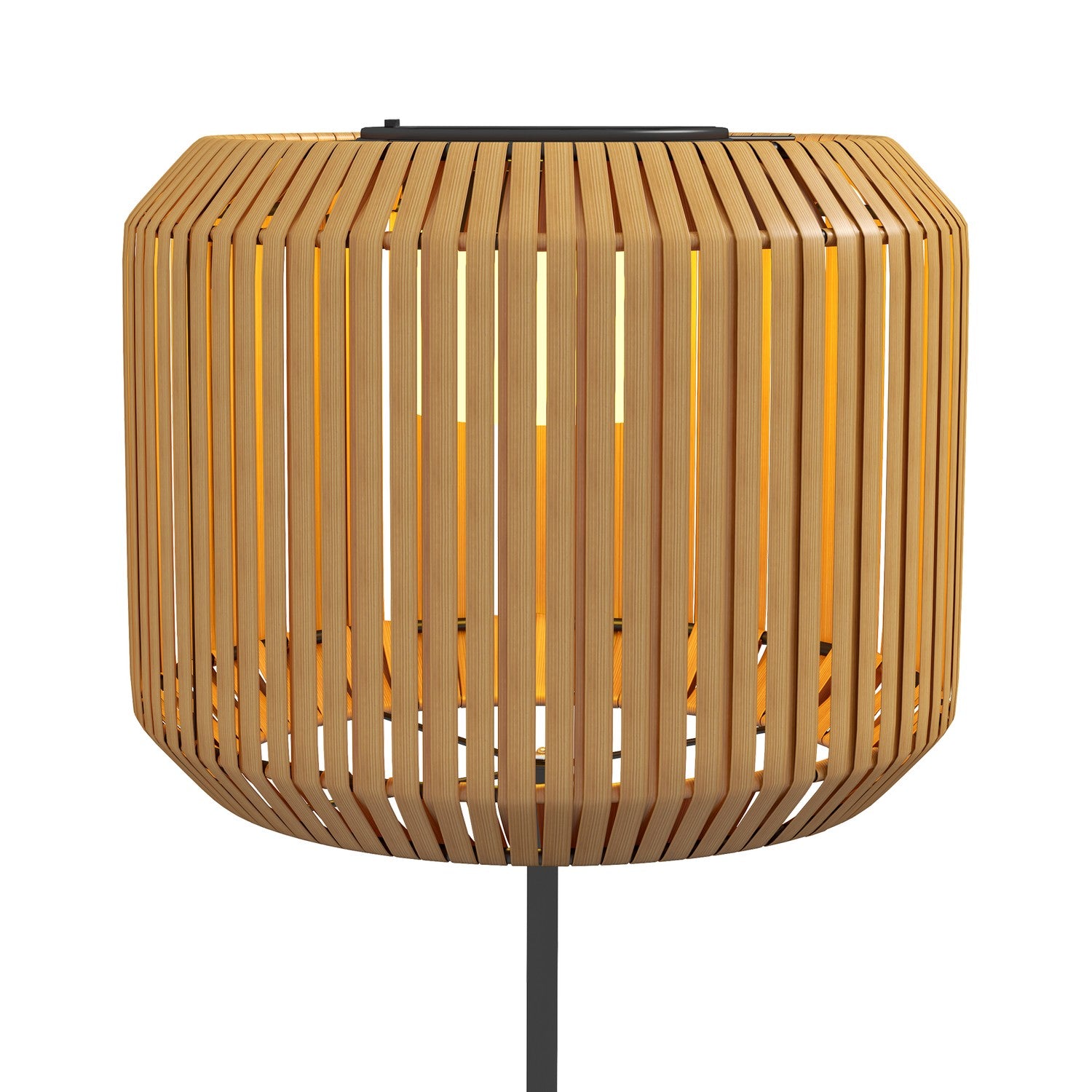 Solar rotting golvlampa, varmt ljus, automatisk på/av
