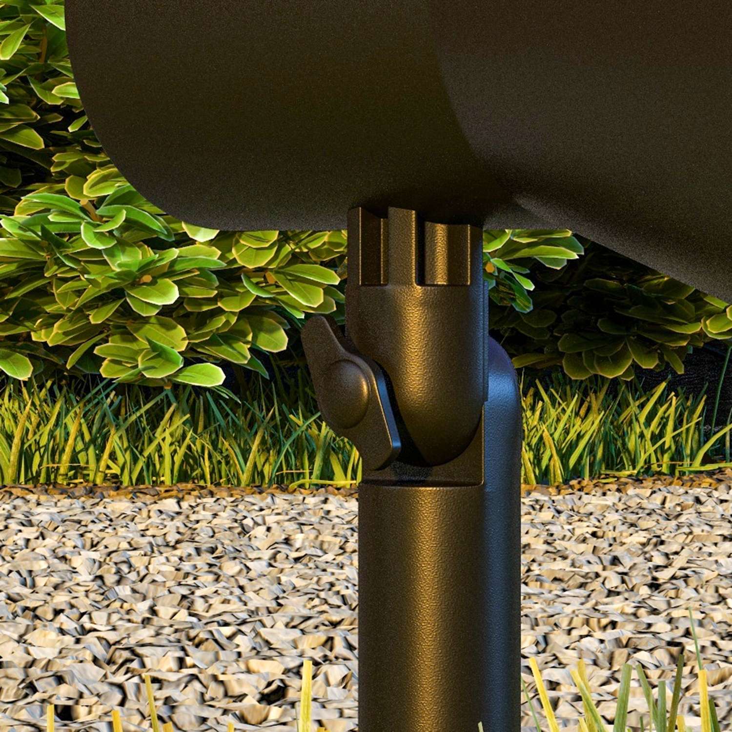 Solar Garden Lights, 2 färger, vägg-/golvmontering, IP54 vattentät