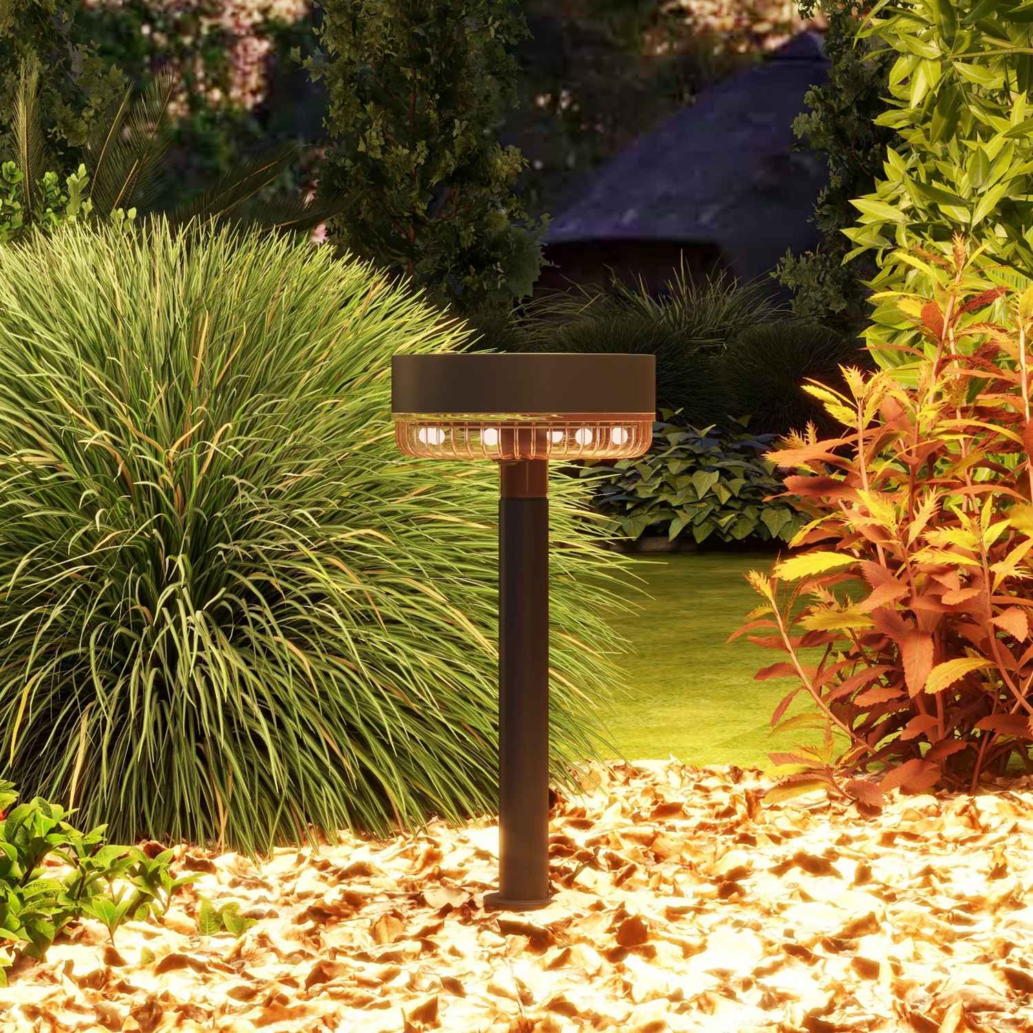 Paket med 3 Solar Garden Lights, varmvit, IP65 vattentät