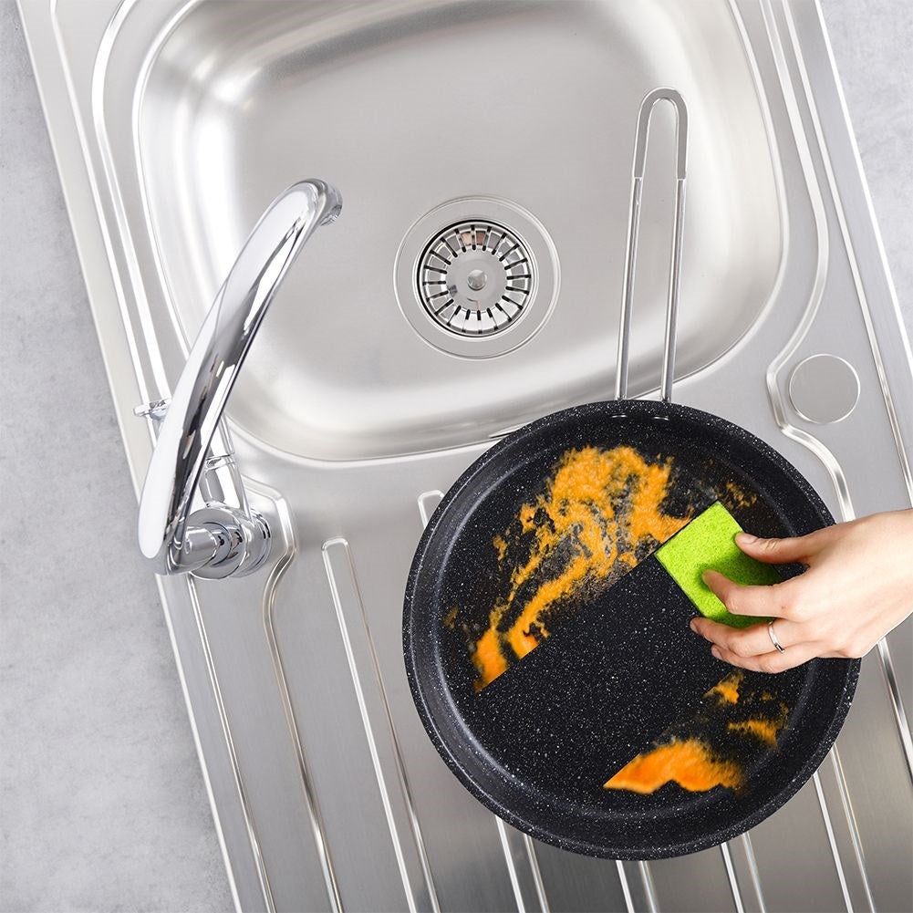 Stekpanna 26 cm stål non-stick granit för alla spisar/ugnar