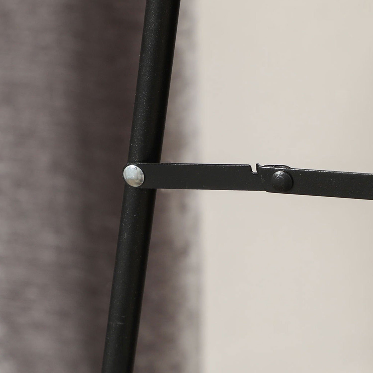 Stående hellängdsspegel, 50x160 cm, sammetsram, vit