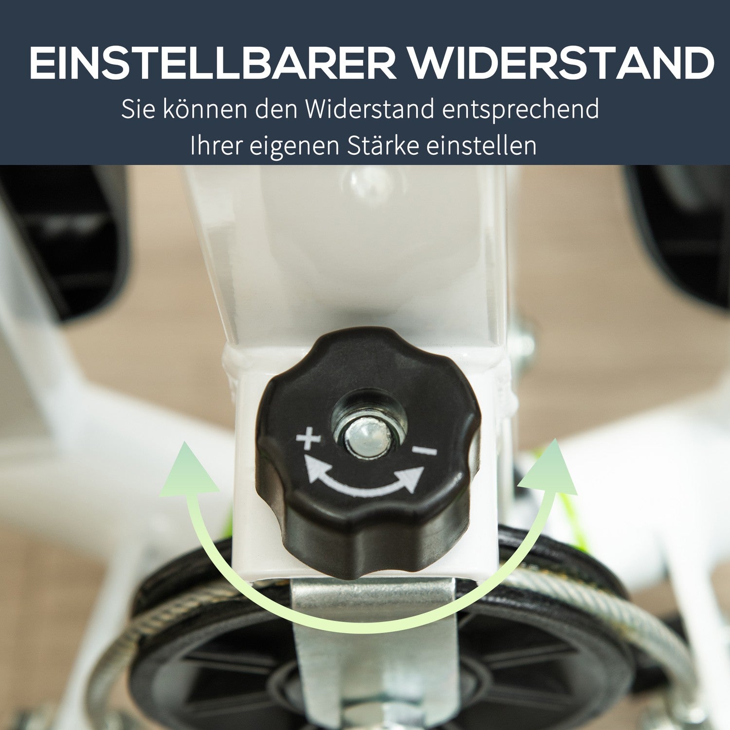Stepper med LCD, Handtag – Stål, Stöder 100 kg