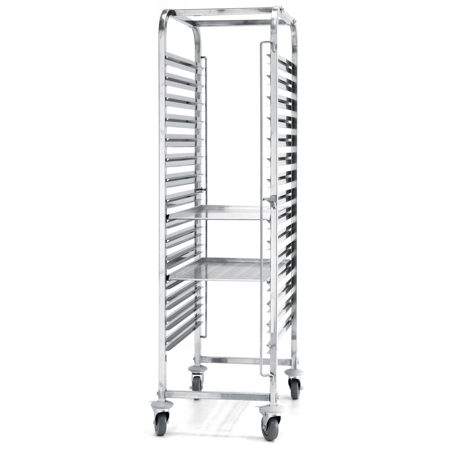 Stålvagn för transport av brickor, containrar, 15 x GN1/1 - Hendi 810613