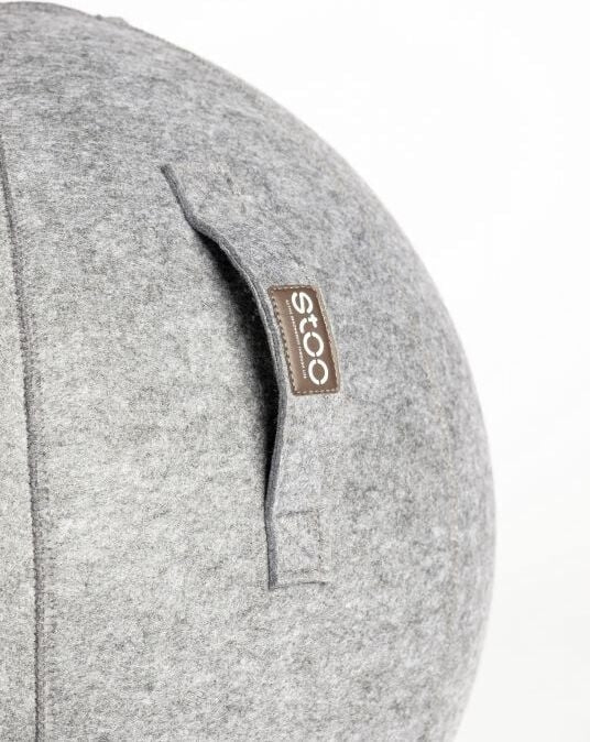 Stoo Active Ball - aktiv boll, ljusgrå, Ø65 cm
