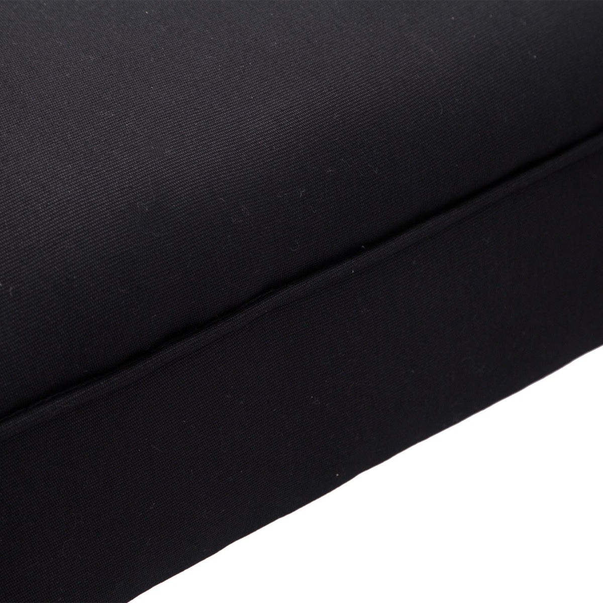 Svart polstret soveromsbenk – MDF og skum, 102x31x51 cm