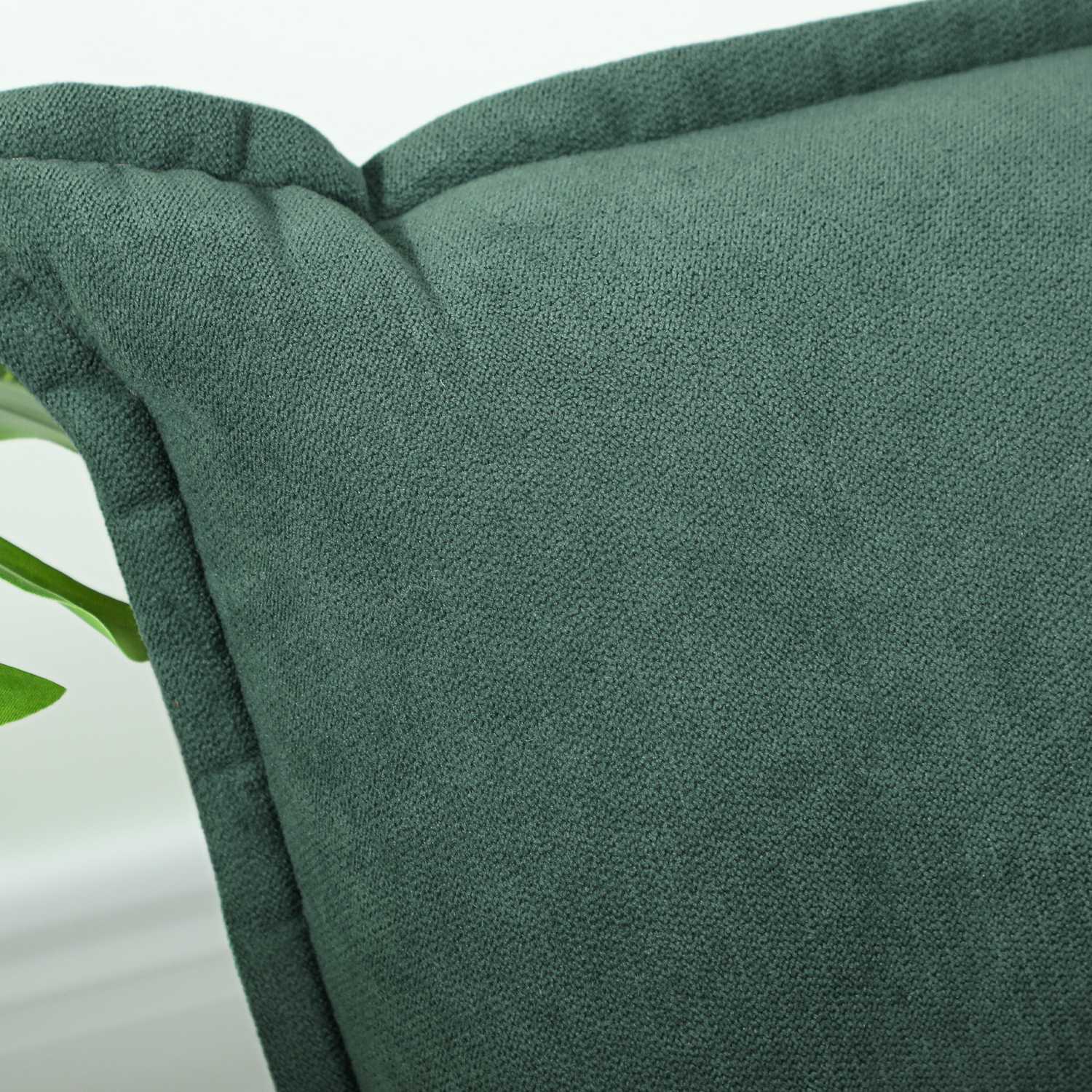 Swivel Floor Stol med justerbart ryggstöd – Green Velvet