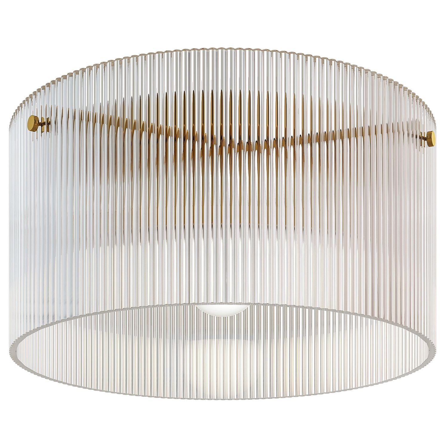 Taklampa med lampskärm i akryl, metall, halogen och LED-kompatibel