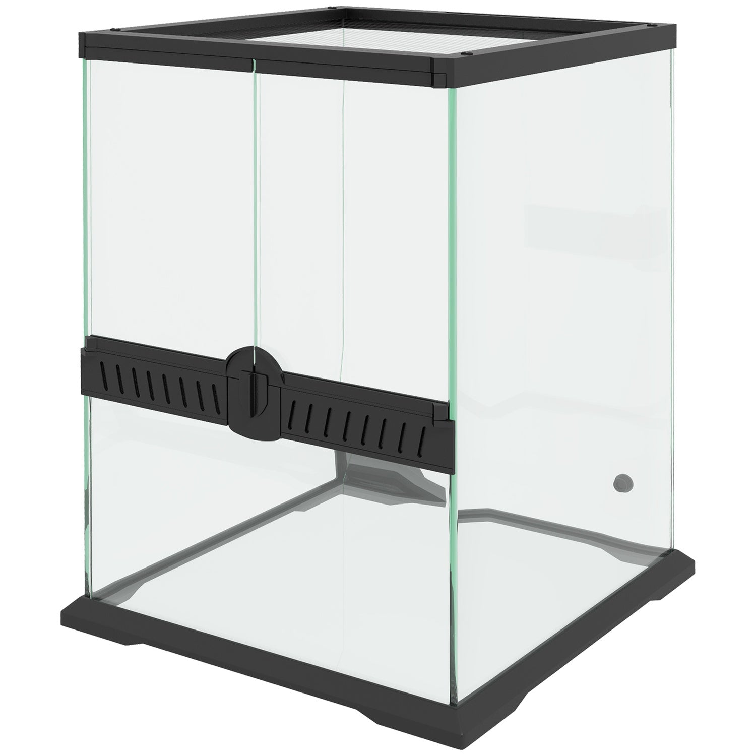 Glasterrarium för reptiler, rymningssäker, 120L, 45x45x60cm