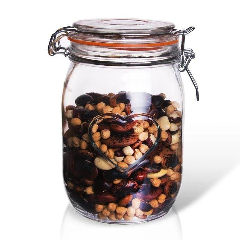Tjock Glasburk med Tät Patentstängning och Gummitätning