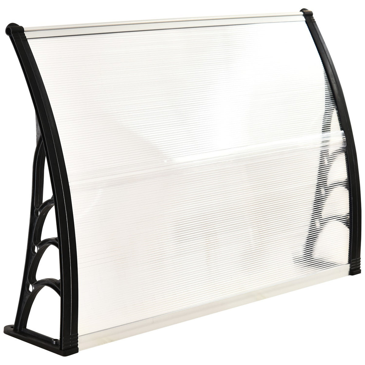 Transparent polykarbonat ytterdörrstak – 75x100cm