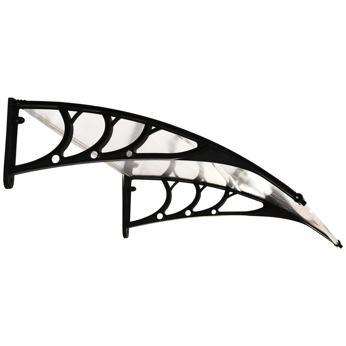Transparent polykarbonat ytterdörrstak – 75x100cm