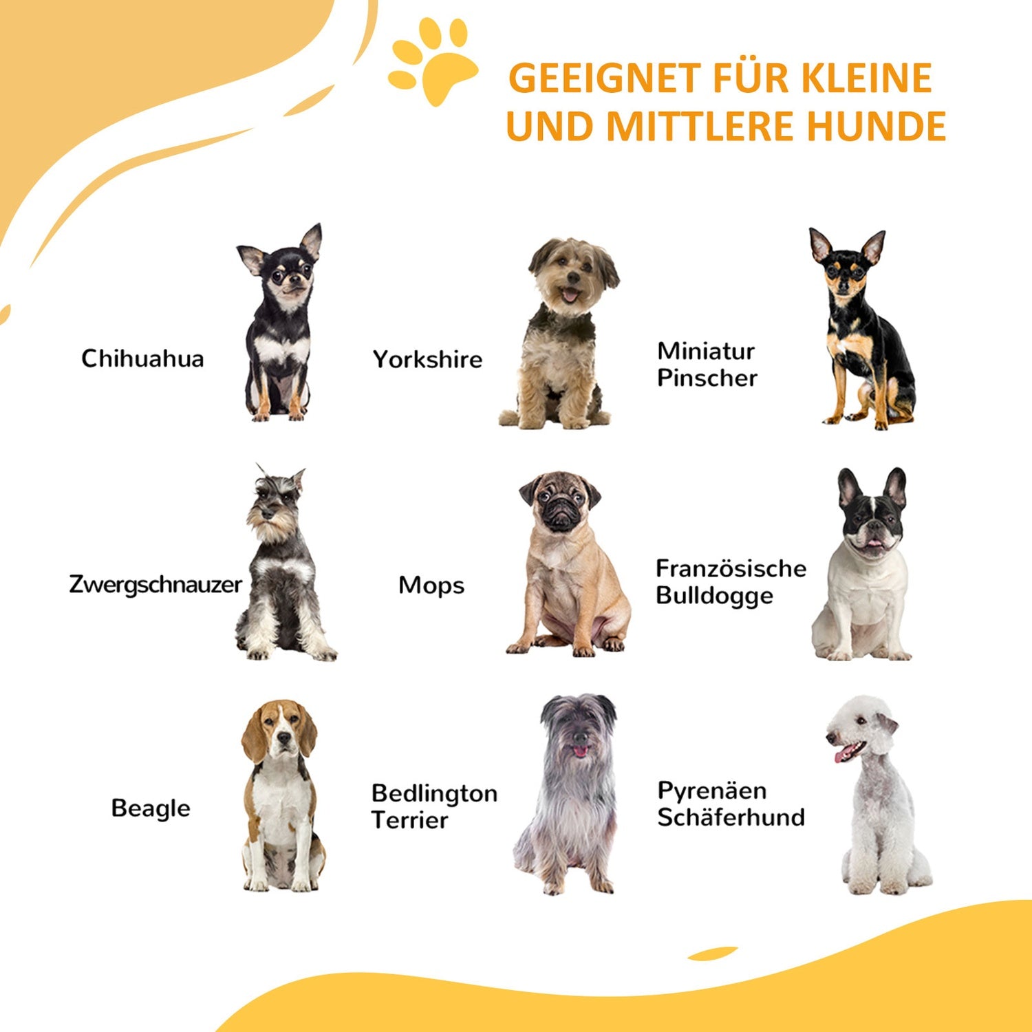 Auto-Close Pet Gate med kattlucka, 74-100 cm, Vit