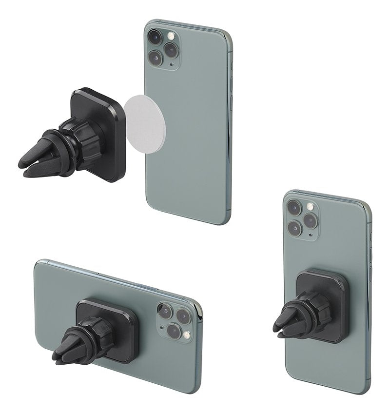Universal smartphonehållare med magnet för ventilationsgaller