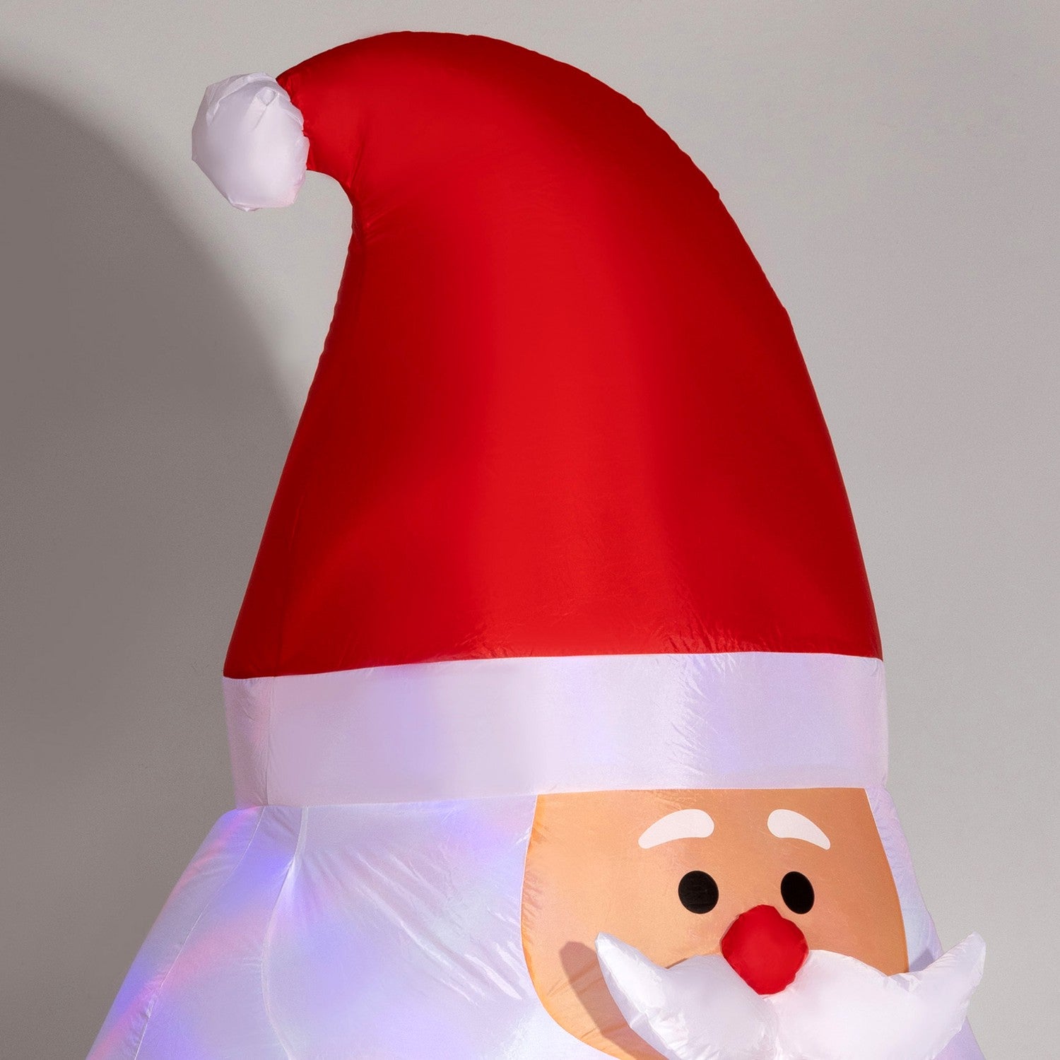 Uppblåsbar 6ft Santa Claus med LED-ljusboll för utomhusbruk