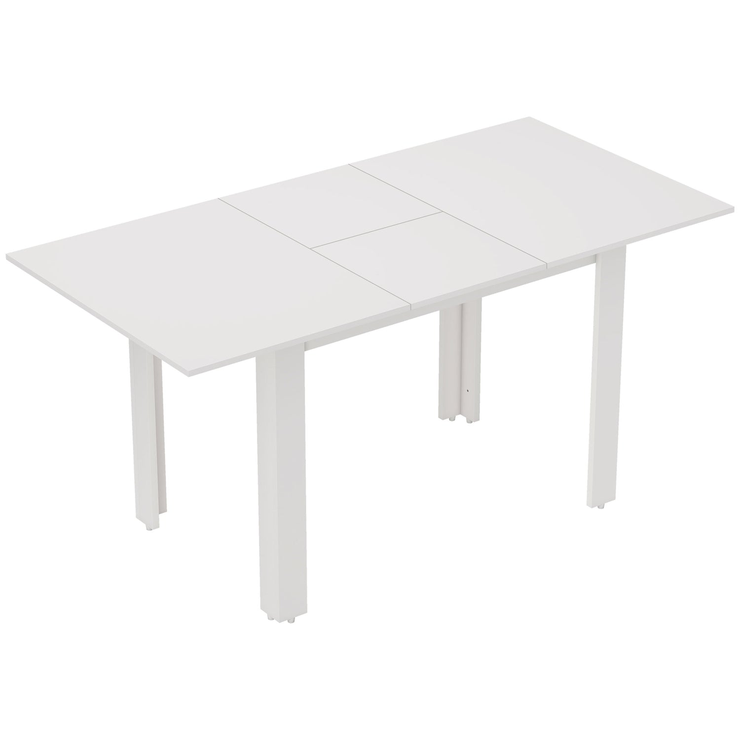 Utdragbart matbord, Högglans, Säten 4-6, MDF