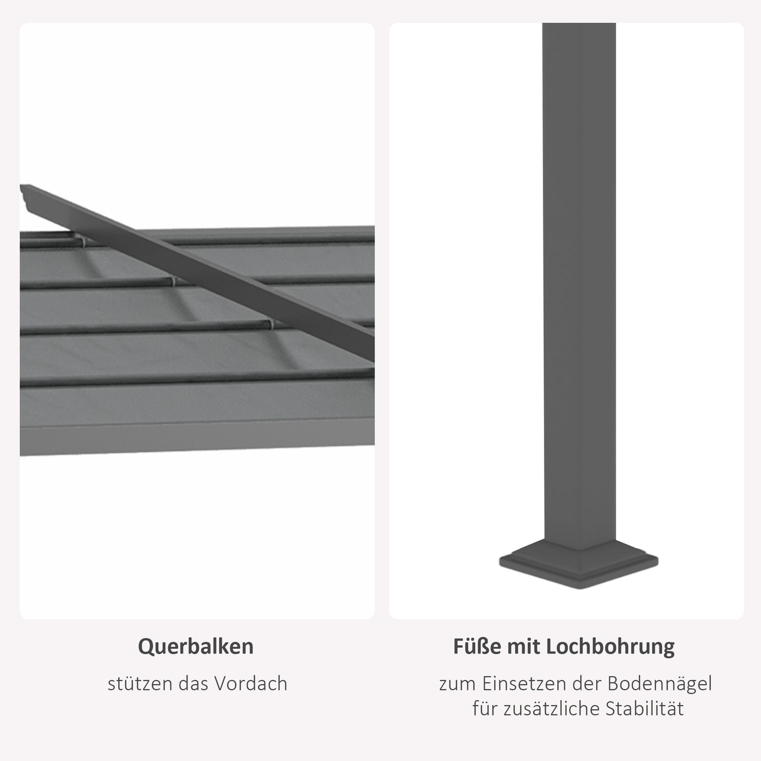 Aluminium Pergola 4x3m, Justerbart tak, UV-skydd