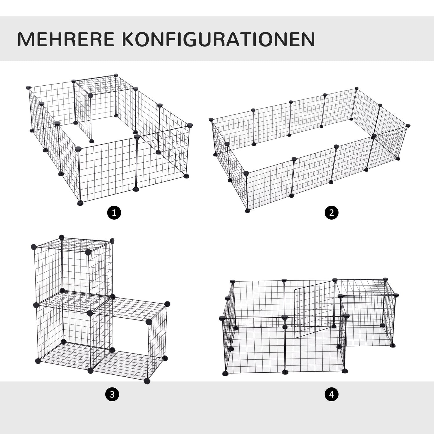Small Animal Metal Mesh Utomhushölje 106x73x36cm
