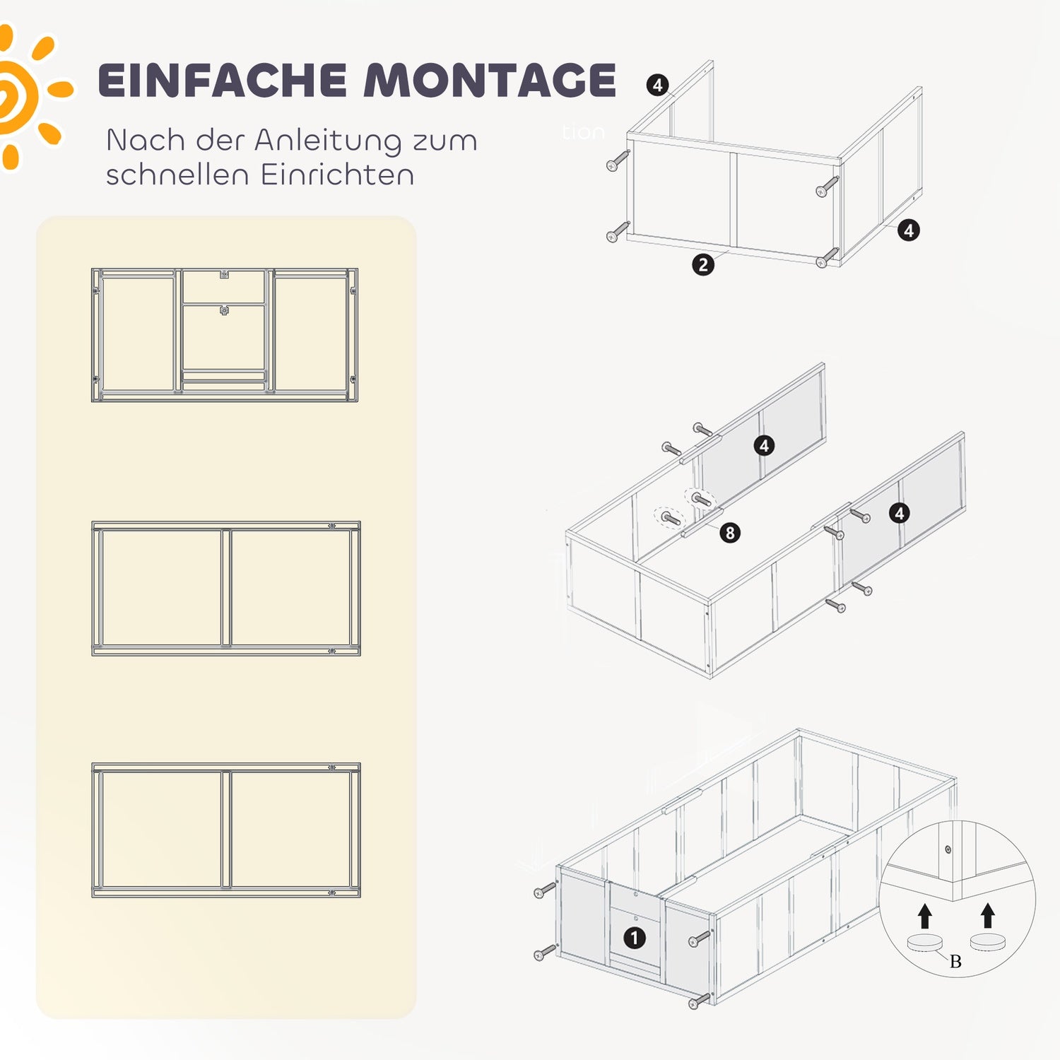 Valplåda med justerbara ingångar, halkfri granträ