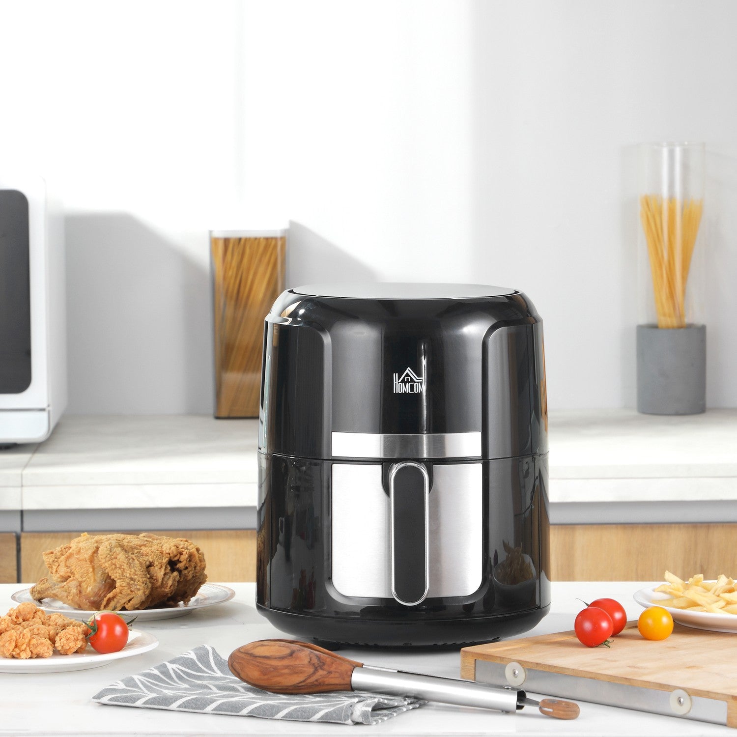 4L Air Fryer, 12 program, LED-skärm, non-stick korg