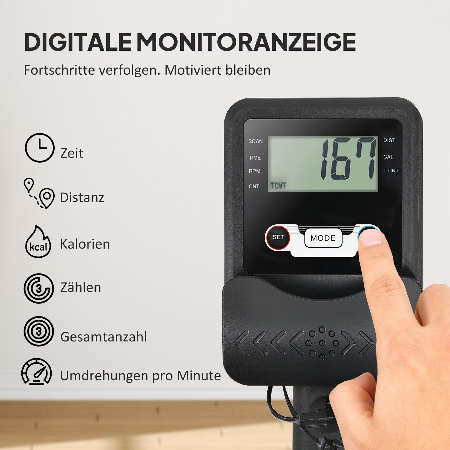 Vattenroddmaskin, 6-11L tank, LCD-skärm, 135kg kapacitet