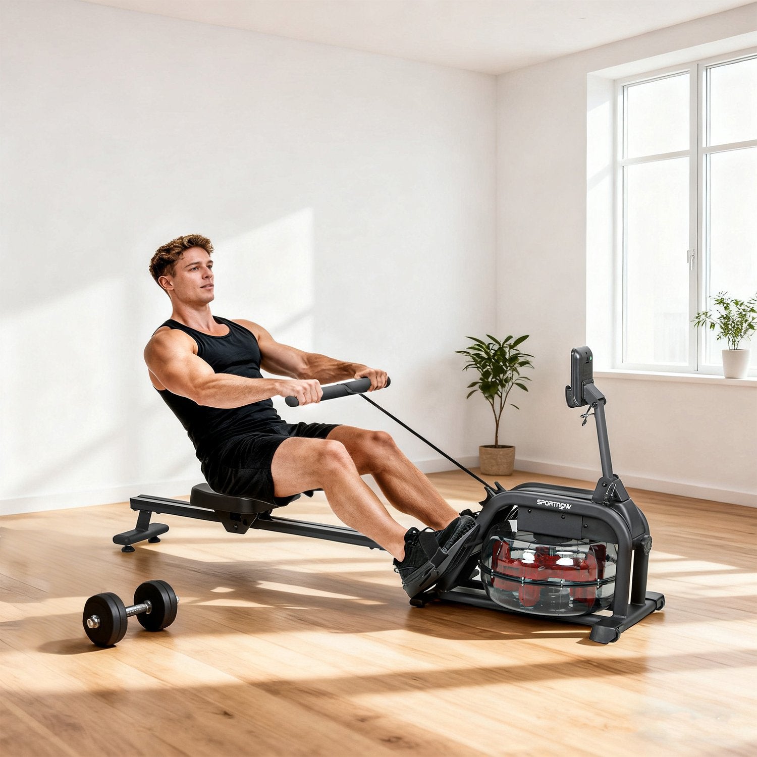 Vattenroddmaskin, 6-11L tank, LCD-skärm, 135kg kapacitet